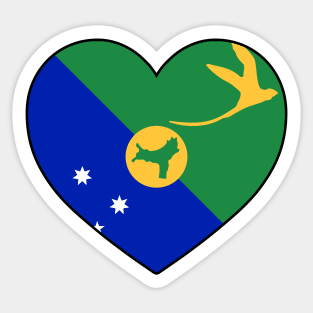 Heart - Christmas Island _079 Sticker